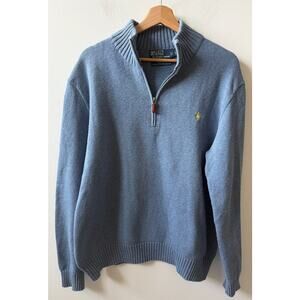 Polo Ralph Lauren 1/4 zip pullover sweater men's size large